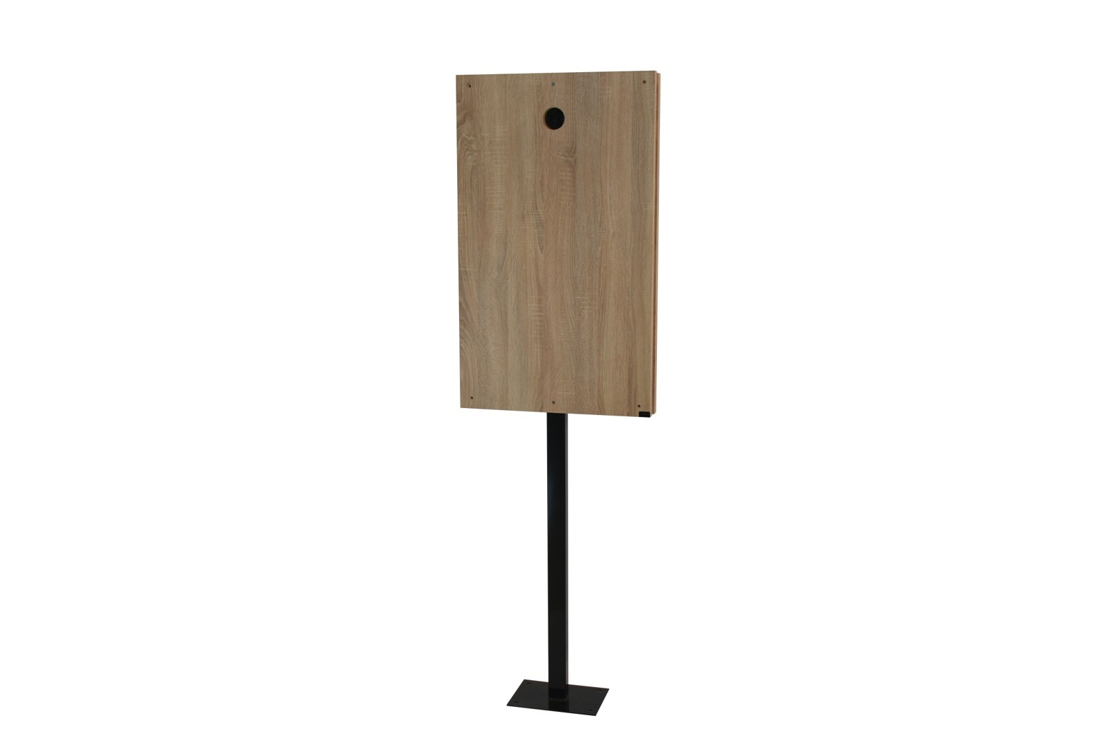 Μονό stand με δυο επιφάνειες δρυς για 43'' tv