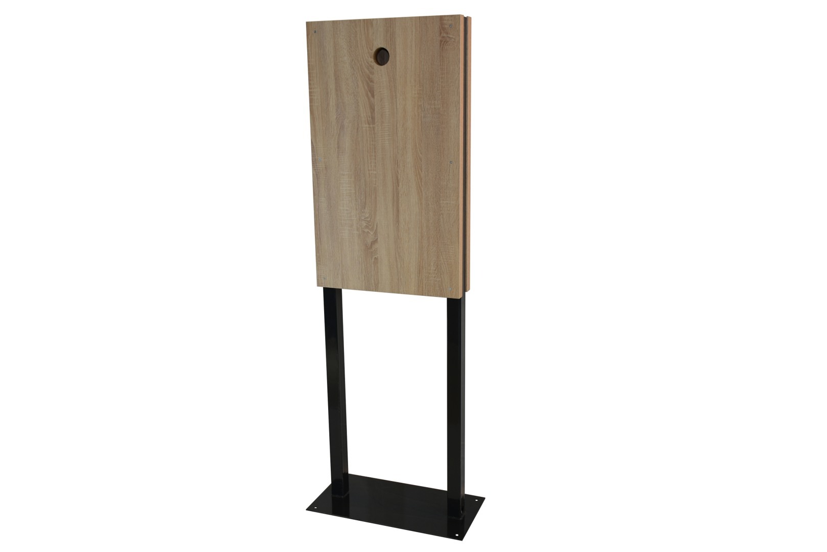 Διπλό stand με δυο επιφάνειες δρυς για 43'' tv