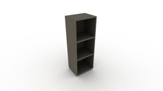 Ερμάριο City 45BH open ψηλό από μελαμίνη Soft Black