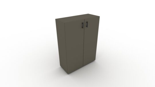 Ερμάριο City 90BH ψηλό από μελαμίνη Soft Black