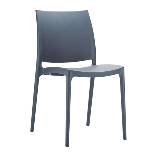Καρέκλα Maya Dark Grey