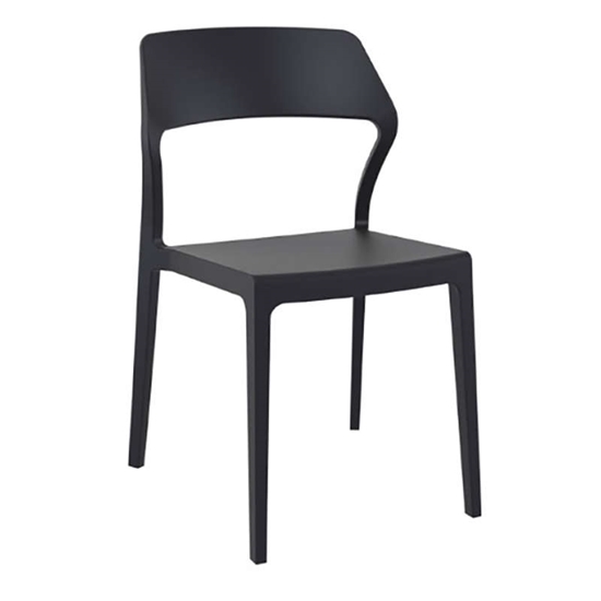Καρέκλα Snow Black