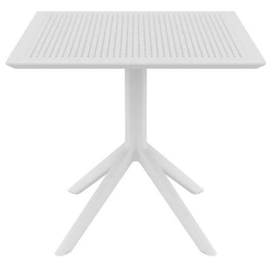 Τραπέζι τερτάγωνο Sky White 80