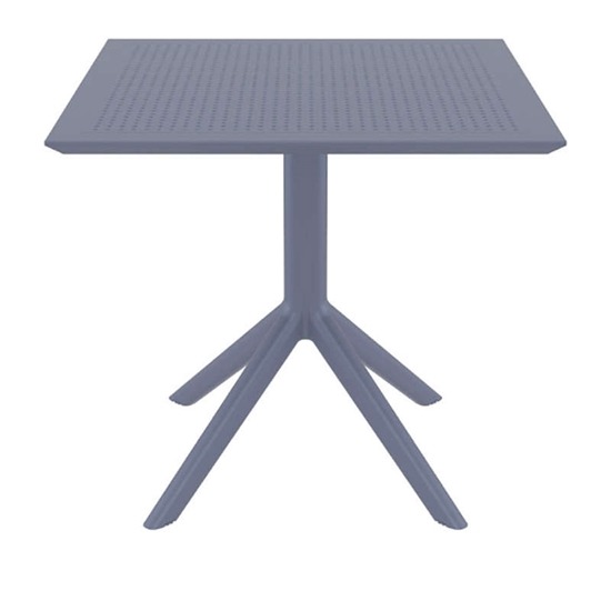 Τραπέζι τερτάγωνο Sky Dark Grey 80