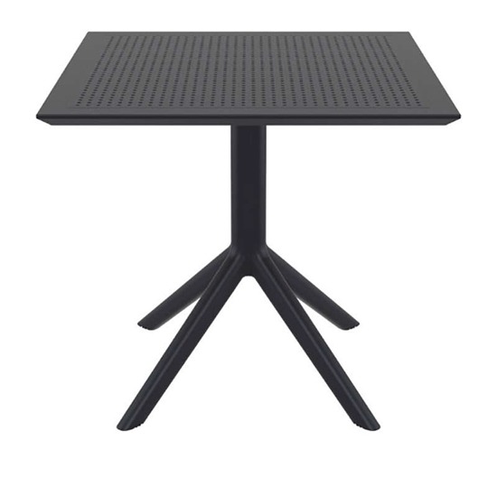 Τραπέζι τερτάγωνο Sky Black 80