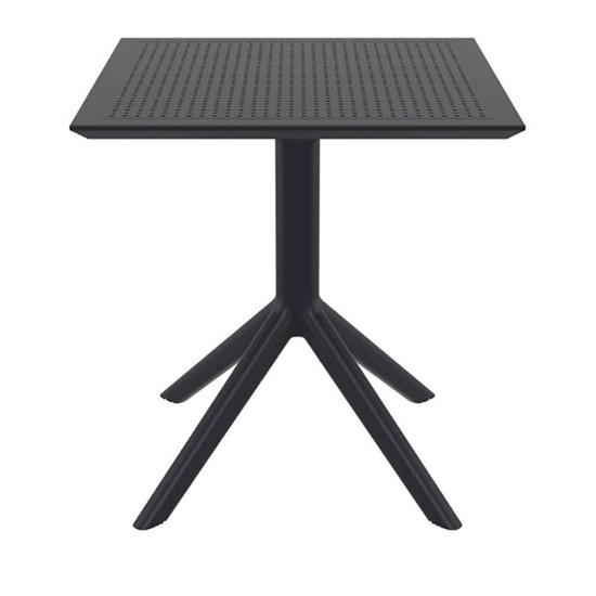 Τραπέζι τερτάγωνο Sky Black 70