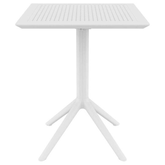 Τραπέζι τερτάγωνο Sky White 60